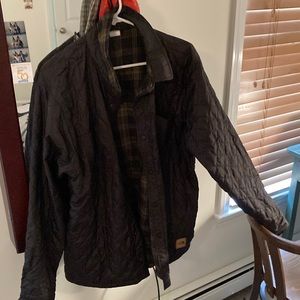 North face insulated reversible shacket